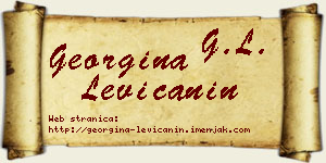 Georgina Levičanin vizit kartica